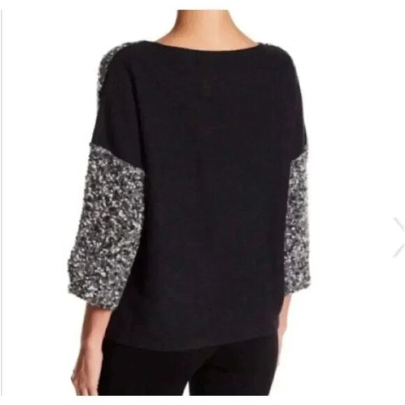 Eileen Fisher Bateau Neck Boucle Front Boxy Wool Blend Sweater SZ XL #2279 - Picture 2 of 14